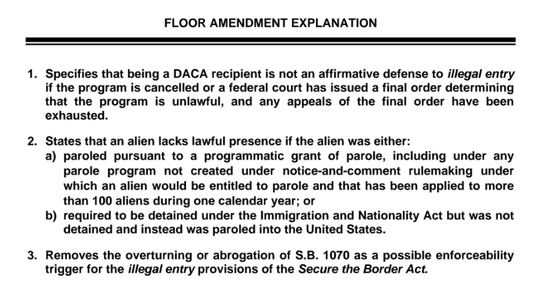 TONIGHT Final AZ Senate vote could come Tuesday after #HCR2060 amended to account for DACA recipients' potential loss of status & eliminate reference to overturning 2012 Scotus ruling that blocked #SB1070. Amendments: bit.ly/3wEV0Kq