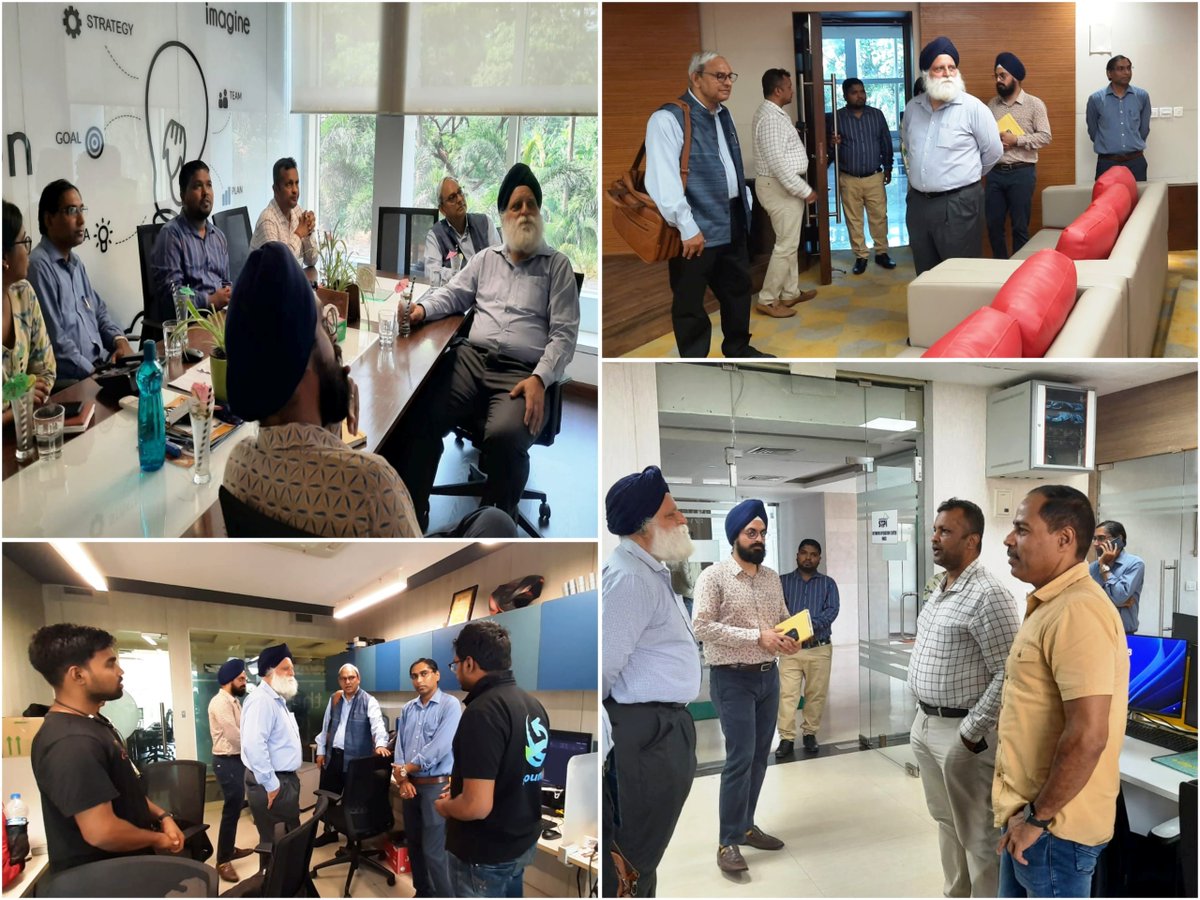 Continental Device India Pvt. Ltd., (CDIL) leadership team visited STPI @StpiBbsr and witnessed various facilities of @STPIindia for #ESDM Industries. They were briefed on the Investment Promotion & Innovation ecosystem created by STPI & STPI-CoE to promote the ESDM sector.