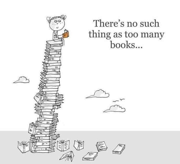 Morning Twitterland 🙂 

Too many #books?? NEVER!!! 

📚💜#LoveLibraries #LoveBooks #LoveReading 💜📚