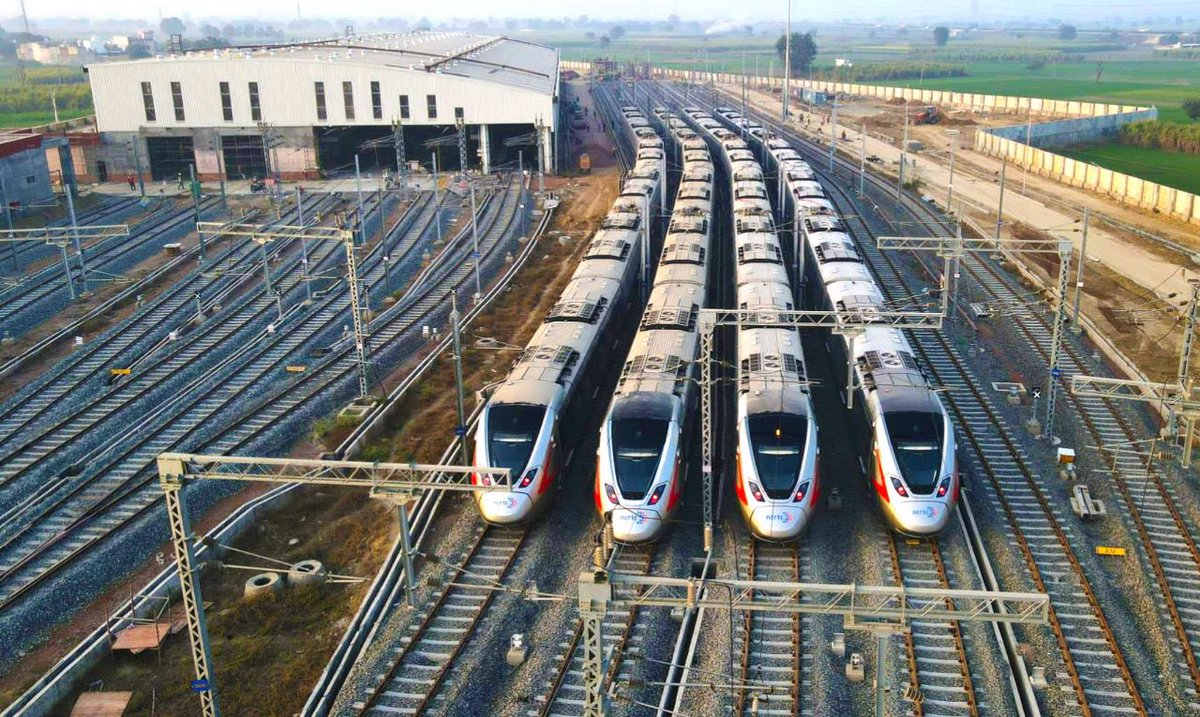 🚨 Delhi to Meerut RRTS hits 1 Million Ridership after 1 Year of Opening 🇮🇳

Last Year PM Modi inaugrated 17 Km Section with further 34 Km in March 2024 totalling 51 Km. Total length of Project is 82 Km & train runs at 160Kmph

One of best infra project of Modi Gov