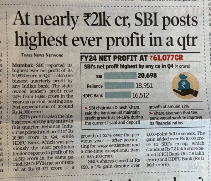 Modi is selling country and every transaction done via #sbibank 😀😀