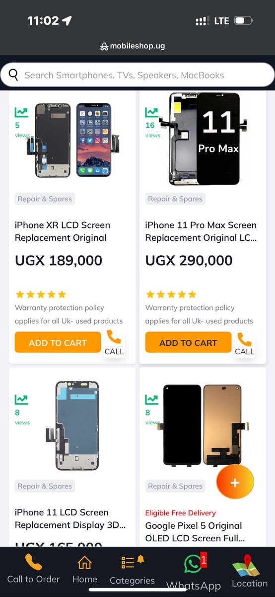 A lot of fake phone spare parts in Kampala. Only @mobileshopug guarantees quality products.

Free Screen replacement by our technical support! Just buy the screen and get professional installed for free! 

Hotline 0709744874
#MOBILESHOPUG