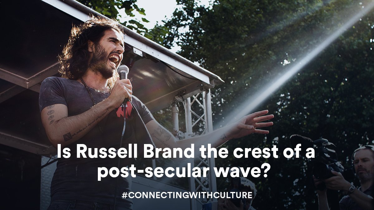 Russell Brand's baptism has been all over the news. And, if Brand can realise his need for something more than secularism, then perhaps your neighbours and friends might do so, too. Read our latest #ConnectingWithCulture by Ennette Lainchbury: bit.ly/3JSlmM3