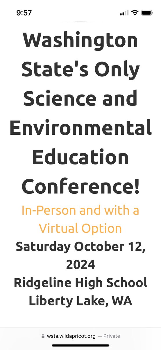 Early Bird Registration- WSTA.wildapricot.org