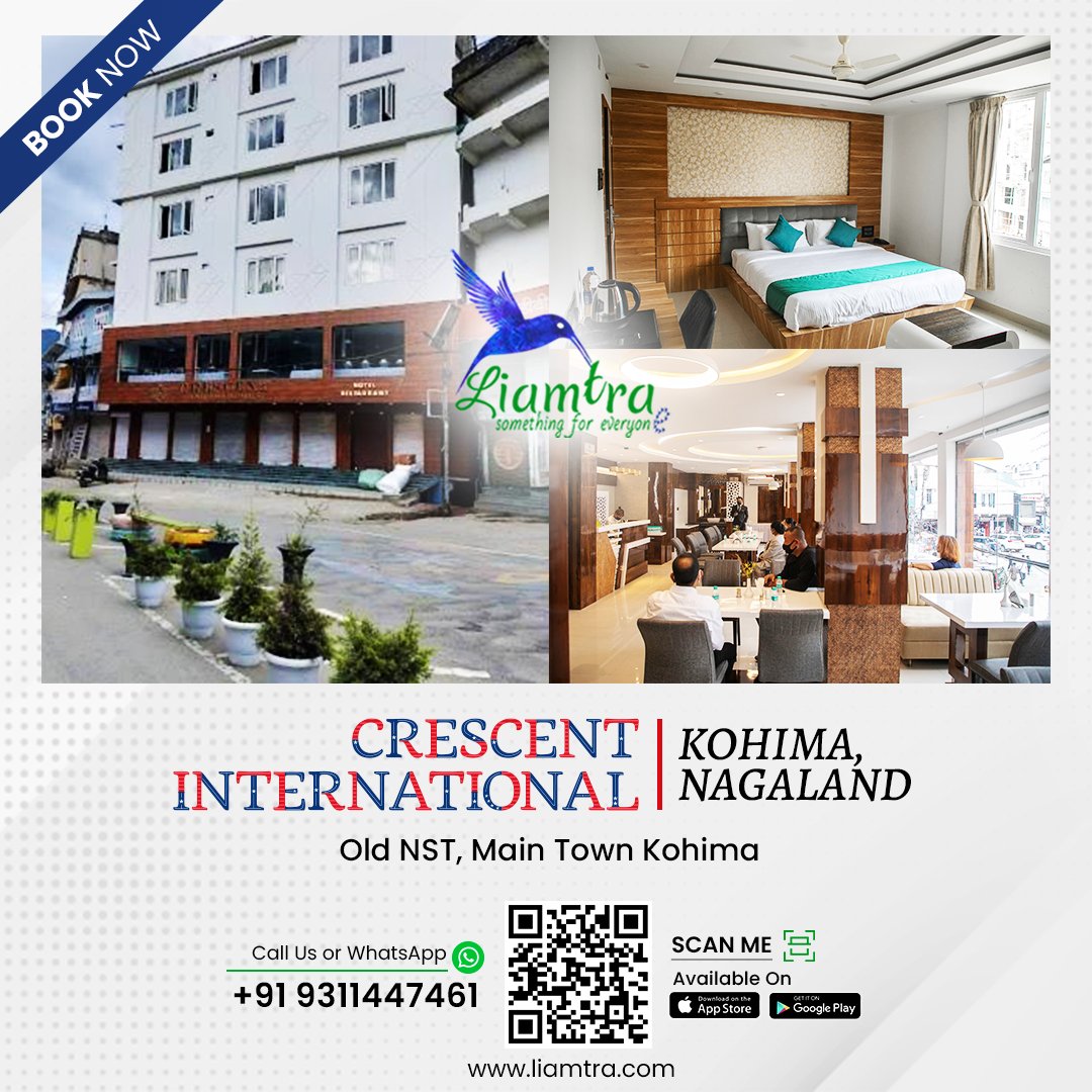 Step into luxury and comfort at Crescent International Hotel in Kohima. Your perfect stay awaits! Book now for an unforgettable experience with Liamtra.💒

#LuxuryStay #HotelExperience #KohimaComfort #CrescentInternational #LiamtraExperience #BookNow #Bestdeal #Vacation