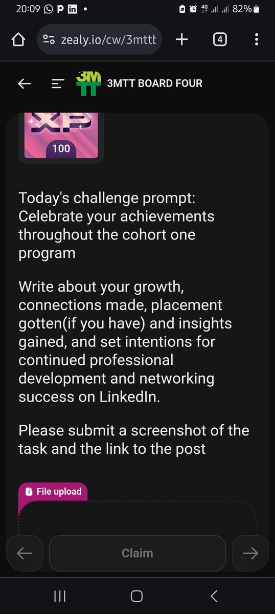 LinkedIn challenge has been nothing but fun,started with just few connections but am close to a hundred now.looking forward,am ambitious to work harder,to continue learning professionally with unwavering commitment&amp;desire on becoming a proficient  Data analyst
#3MTTNigeria