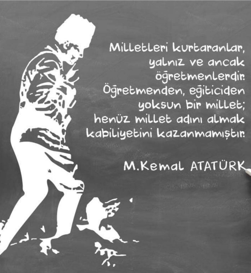 Öğretmen asalak değildir! 
Öğretmen tembel değildir! 
İtibar suikastından vazgeçin

Öğretmen işe değil okula, derse giden, 
para değil İNSAN kazanma mücadelesi veren eli öpülesi varlıktır.
Öğretmen yoksa milletin geleceği yoktur.
#ÖğretmenTekYürek
#Öğretmenlerişbırakıyor