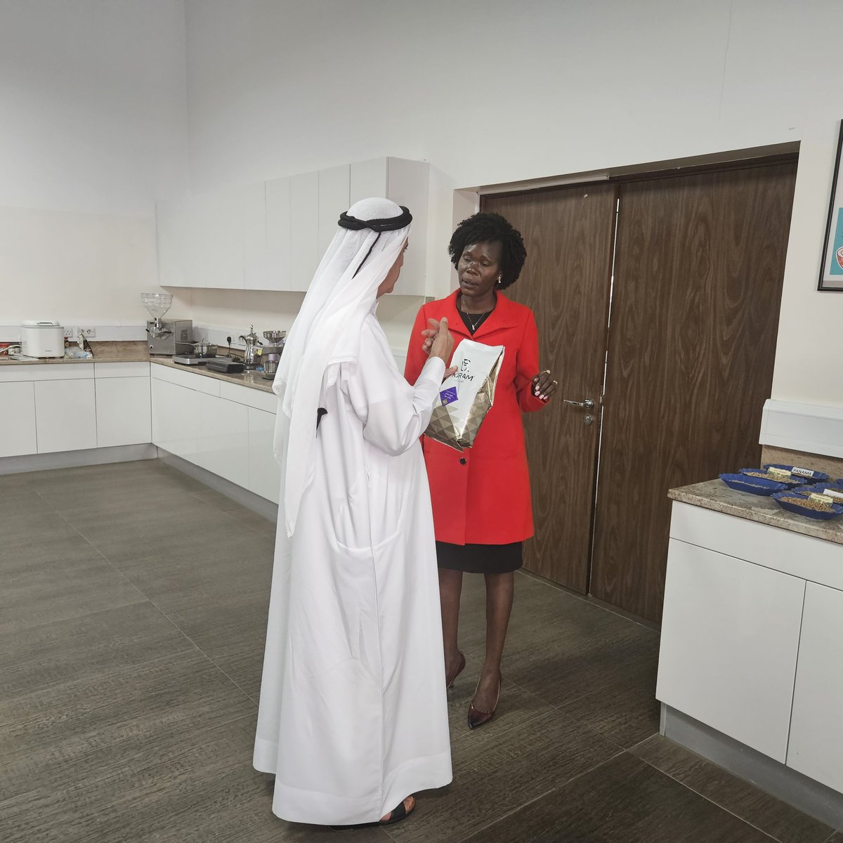 We visited KARAM factory in Dubai at the recondition of @ThaniAlZeyoudi they do value addition on ugandan coffee.they import 40mtn of coffee every month to UAE,they have also employed a ugandan in the company, i hope to see them establish a factory in uganda soon.