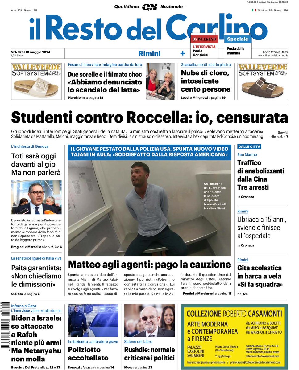 #rassegnastampa #10maggio | Le prime pagine dei #quotidiani di #SanMarino, #Rimini e #Romagna sanmarinortv.sm/rassegna-stampa
