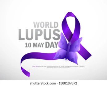 Tomorrow is Lupus Awareness day!
If you can put on Purple to show your support to those whom suffer with Lupus! 
💜🦋🐺💜
#Lupus 
#LupusAwarenessMonth 
#May10thisLupusAwarenessDay
#autoimmunedisease