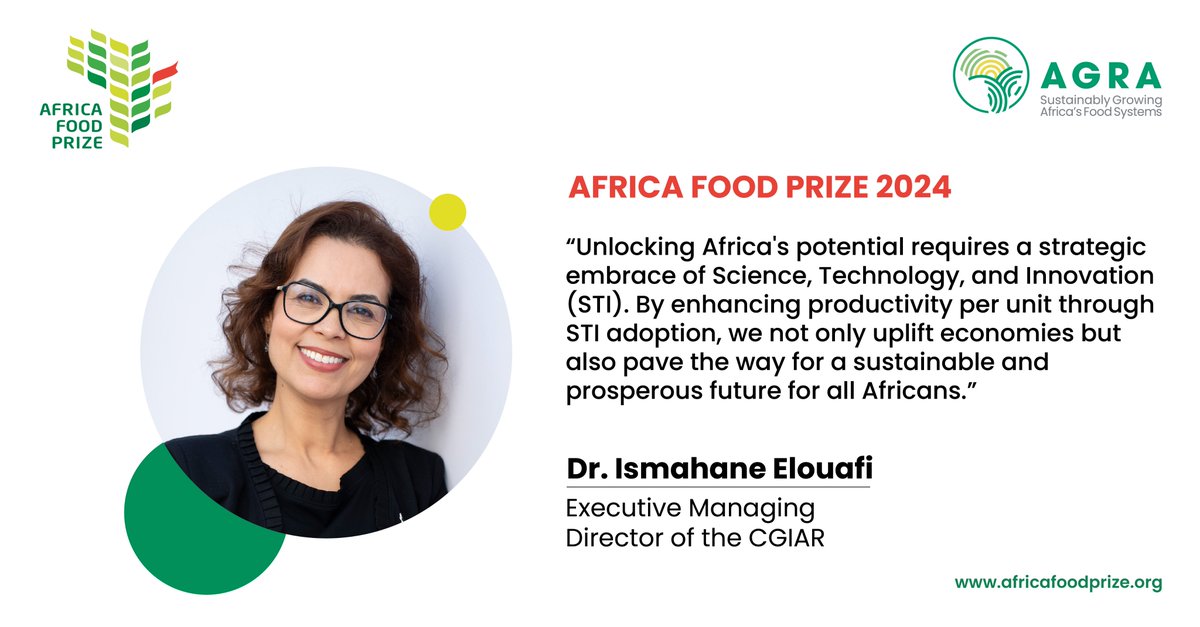 Have you nominated a food systems institution or individual changing the landscape in Africa? The africafoodprize.org is open. Nominate Now.