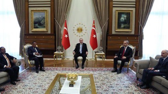 The Prime Minister of #Ethiopia sent a high level delegation to Recep Tayyip Erdoğan, the Turkish President! The purpose of this meeting was to present #Turkey with the facts regarding the MoU signed between #Somaliland & Ethiopia in order to garner support from Turkey.…