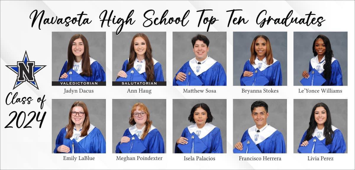 Tommy Gates (@gateshoops2000) on Twitter photo Extremely proud of the Navasota High School Top 10 graduates from
The Class of 2024. 3 of top 5 are female athletes. <a href="/itsbrenicole24/">bryanna stokes ‘ 🤍</a> <a href="/realcaseydacus/">Casey Dacus</a> <a href="/TLYNN_MORALES/">Tracey Morales</a> <a href="/NavasotaISD/">Navasota ISD</a> <a href="/TheJakeWeese/">Jake Weese</a> Extremely proud of the Navasota High School Top 10 graduates from
The Class of 2024. 3 of top 5 are female athletes. <a href="/itsbrenicole24/">bryanna stokes ‘ 🤍</a> <a href="/realcaseydacus/">Casey Dacus</a> <a href="/TLYNN_MORALES/">Tracey Morales</a> <a href="/NavasotaISD/">Navasota ISD</a> <a href="/TheJakeWeese/">Jake Weese</a>