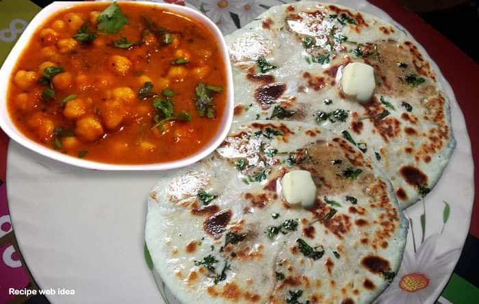 This is a Punjabi recipe, where green vegetables are paired with cheese. You can also add garlic, ginger paste for extra flavor, you can also use vegetables of your choice. ..read..recipewebidea.com/chur-chur-naan… #Churchurnaan #naanrecipe #recipewebidea #punjabirecipe