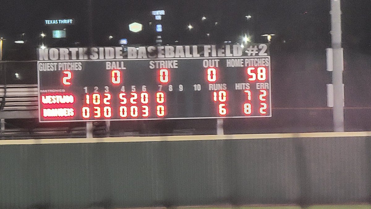 Game 1 on the road for the win #WTP #skowood #tr1be #area #uilplayoffs Game 2 Friday @WWoodBaseball