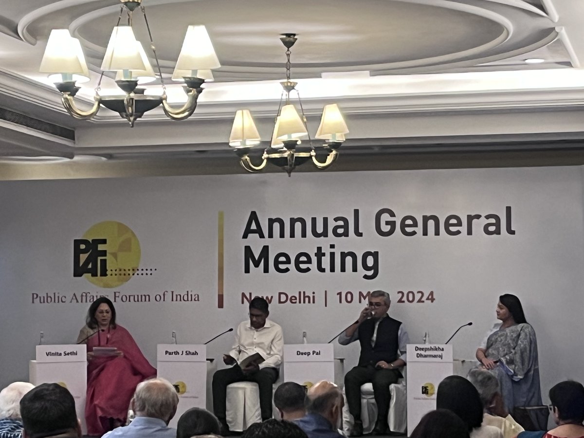 #PAFI’s Annual General Meeting kickstarts with the presentation of the report entitled “Public Affairs in India—An Evolving Landscape” by Deep Pal, Director, PAFI. Read the full report here: pafi.in/wp-content/upl…