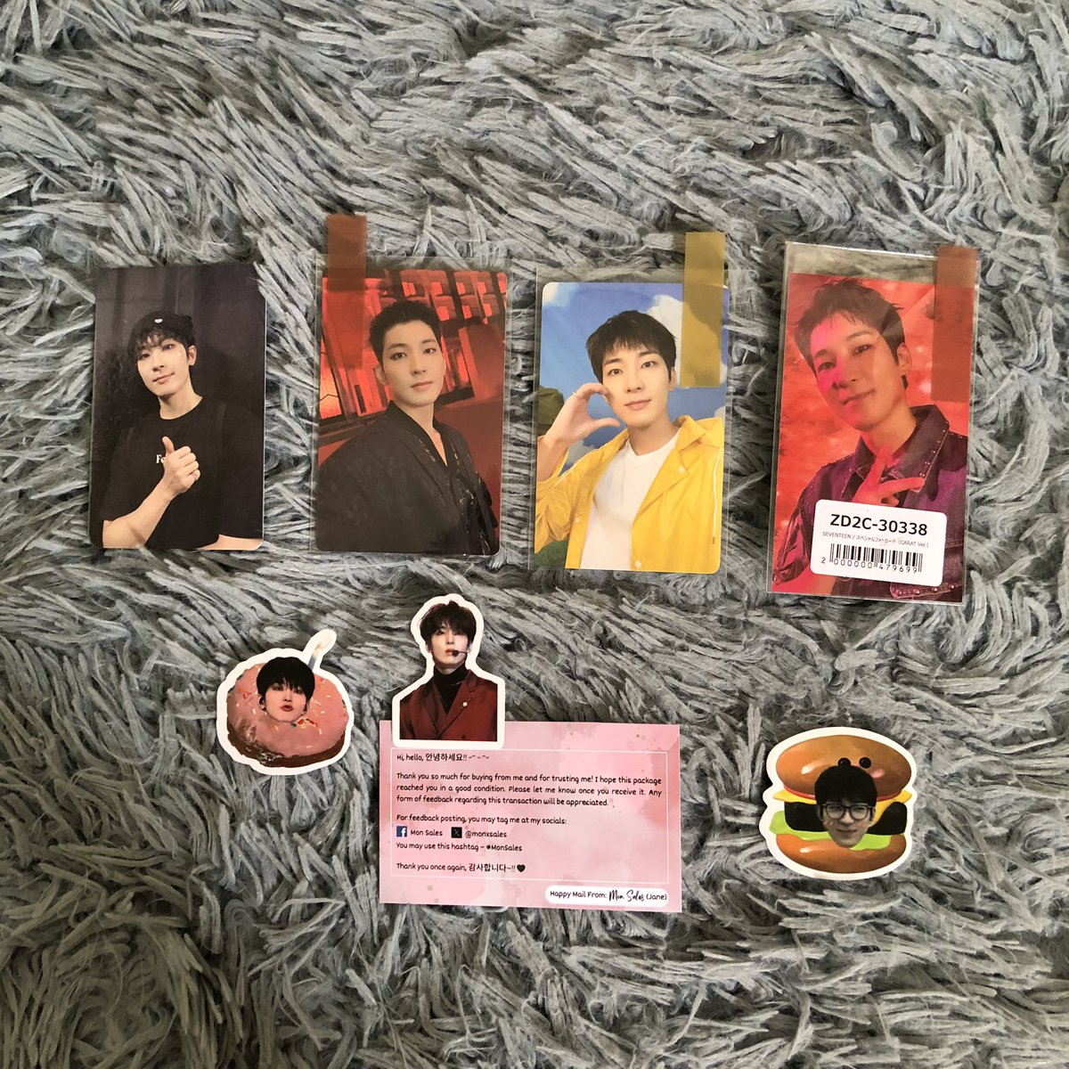 bloomintovelvet's tweet photo. Wonwoo PCs (na pang-regalo 😆) have arrived safe and sound. Thank you @monxsales for the smooth and fast transaction 🫶🏼

#MonSales https://t.co/7rSFsWPFjn