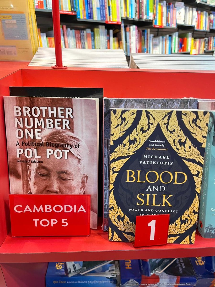 “Blood and Silk” number one best seller at Pochentong airport in Phnom Penh.