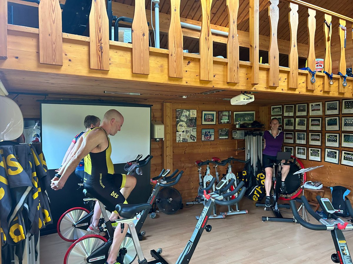 We love our spin/brick sessions! It was a warm session last night, but smiles all round.