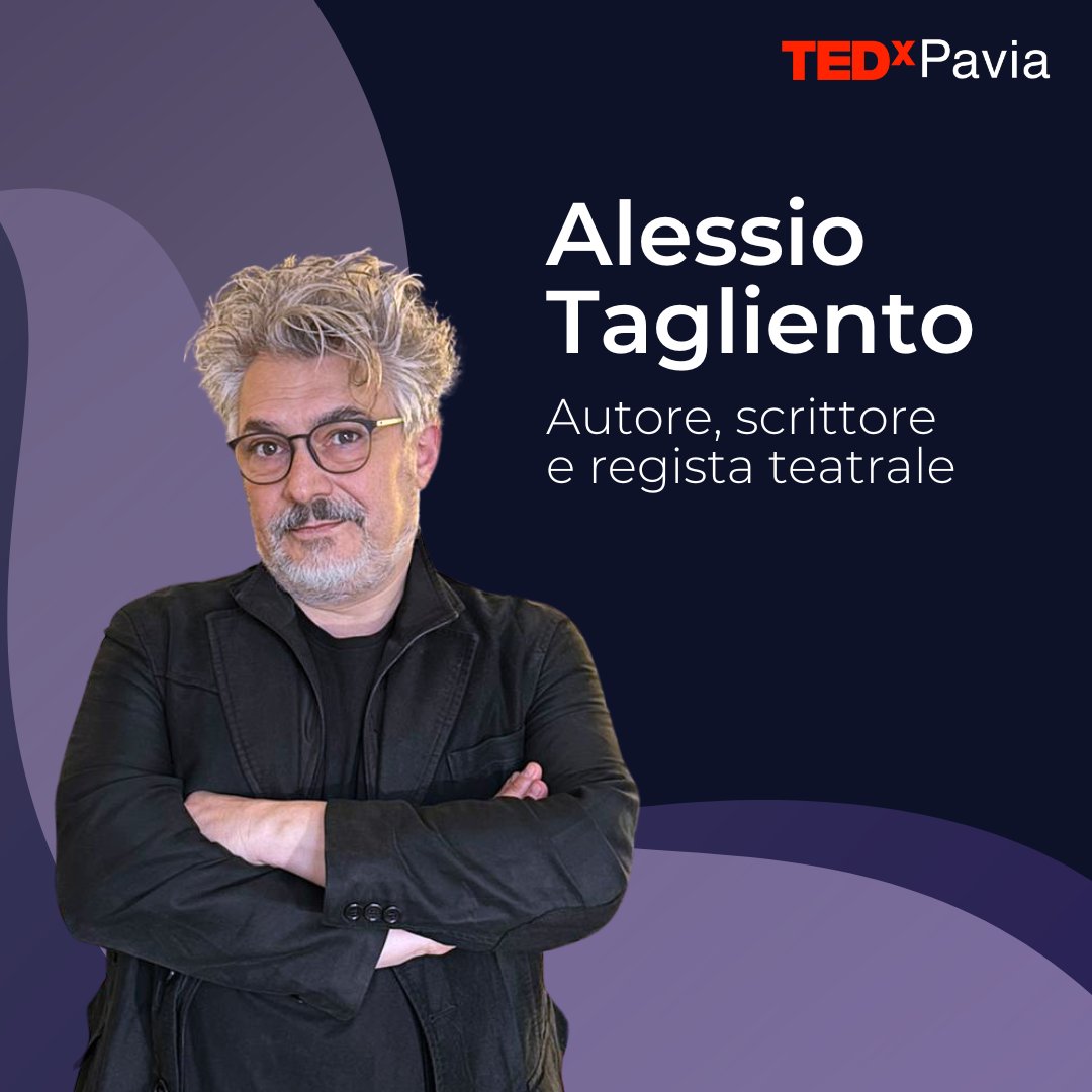 TEDxPavia's tweet photo. ❌Approfondiamo la bio del quinto speaker di #TEDxPavia2024❌
Autore televisivo, teatrale e per il web, scrittore e regista teatrale, Alessio Tagliento ha lavorato per i principali format di comicità degli ultimi vent’anni. 

Scopri di più su https://t.co/LZPJC1unTP https://t.co/GuFlgPXGer