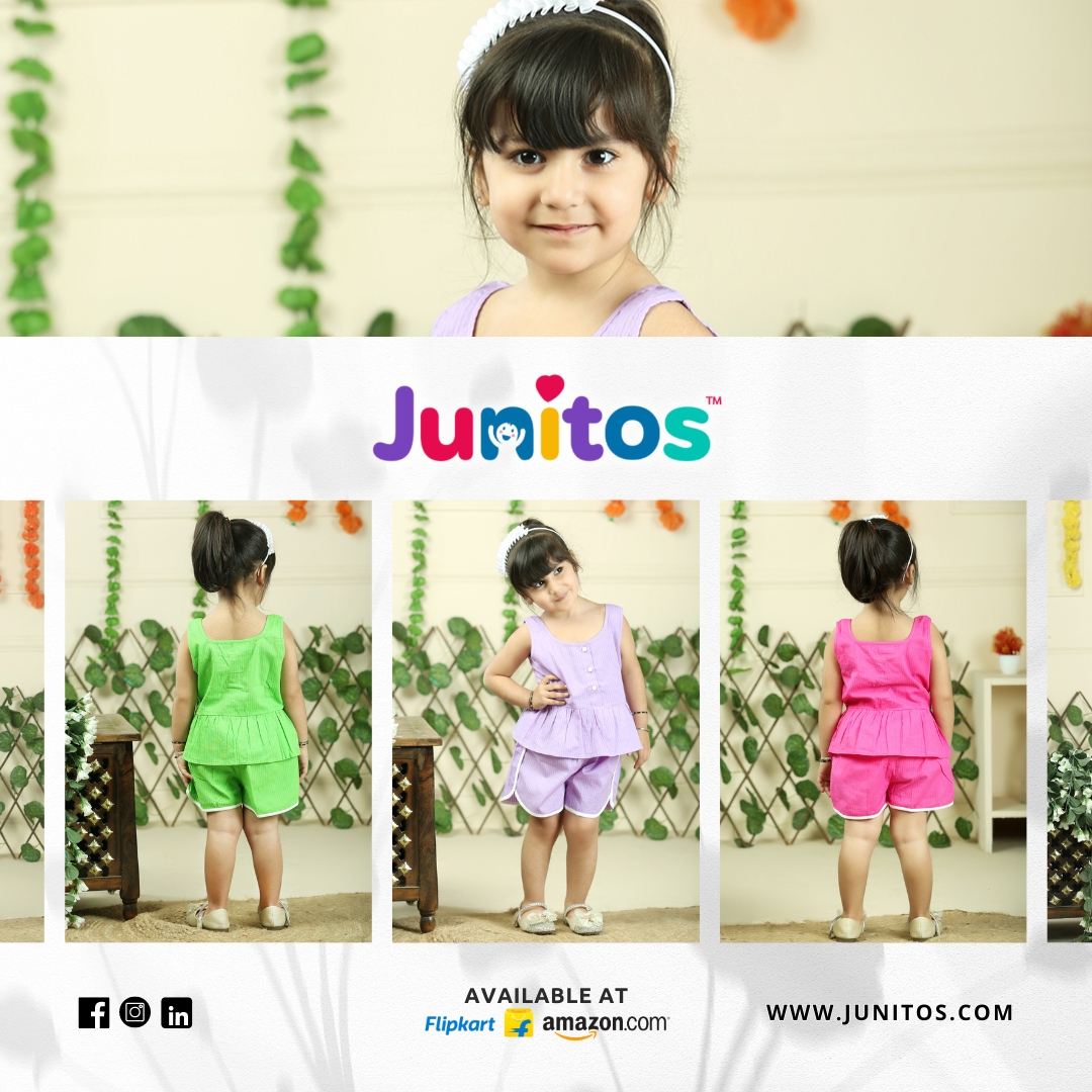 Say hello to summer in style! Our Pink, Purple, and Green cotton outfit is a must-have this season! Grab yours now for just ₹999 before it's gone! 

#SummerReady #FashionFinds #SummerSale #ShopTillYouDrop #Fashionista #LimitedStock #Junitos #BuyNow #Visit #https://junitos.com