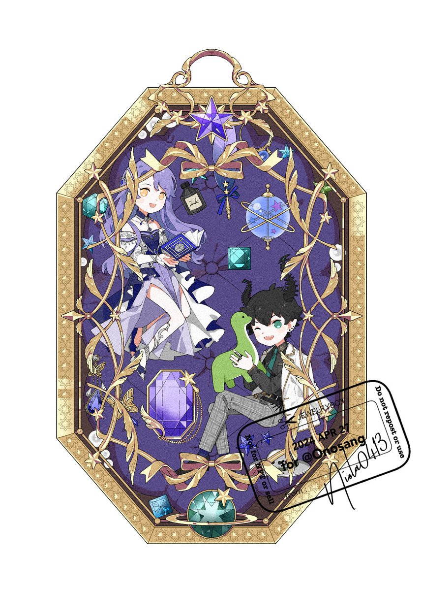 「CM : Jewelry box for @ Onosang  」|N I O L A ✂︎ CMS closedのイラスト