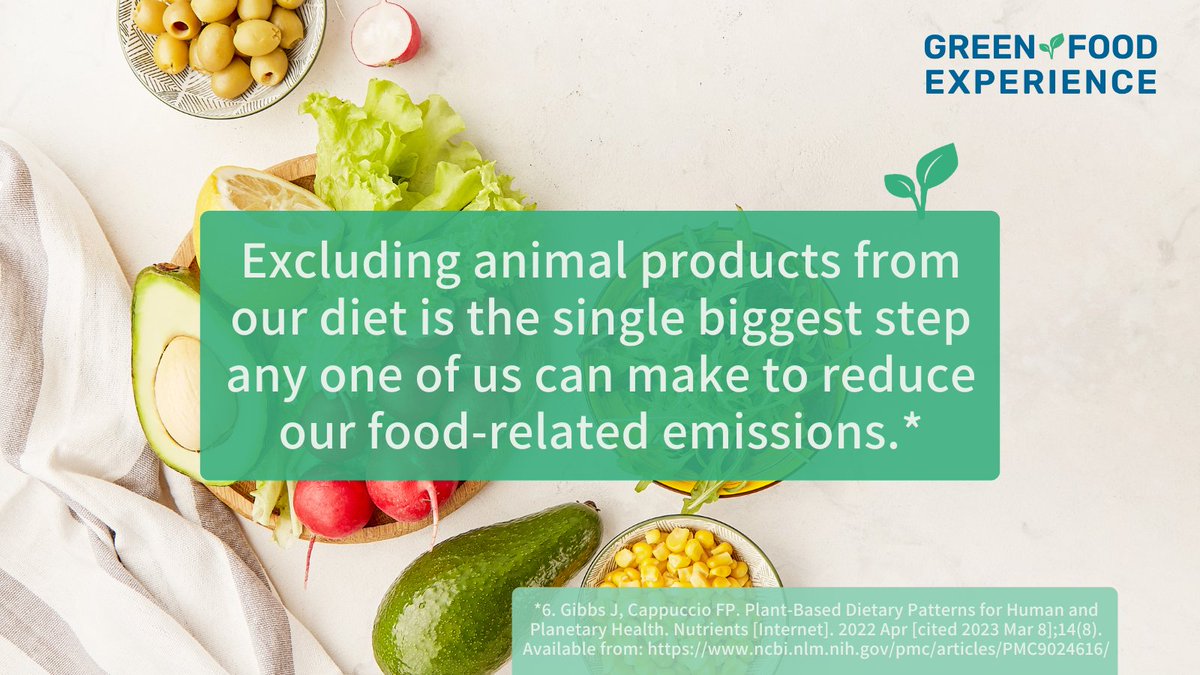 A small step for you, a big step for your #health and the #environment 🌍Switching to a #plantbased diet can reduce food-based #emissions significantly! Join our #GreenFoodExperience and make a difference: pan-int.org/green-food-exp… 🌱