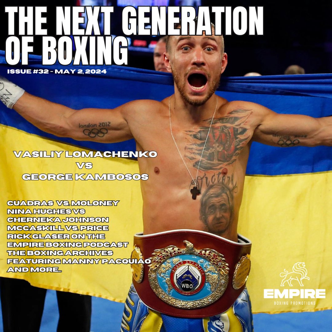 New issue of The Next Generation of Boxing newsletter by Empire Boxing is out now. 
Read & Subscribe here:
mailchi.mp/empireboxingen…
-
@BrickhouseVent1 
@GrassJames 
-
#Boxing #boxingnews #sportsnews