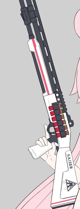 銃には詳しくないので細かいとこが違うかもしれないけどだいたいこんな感じだろうかね 