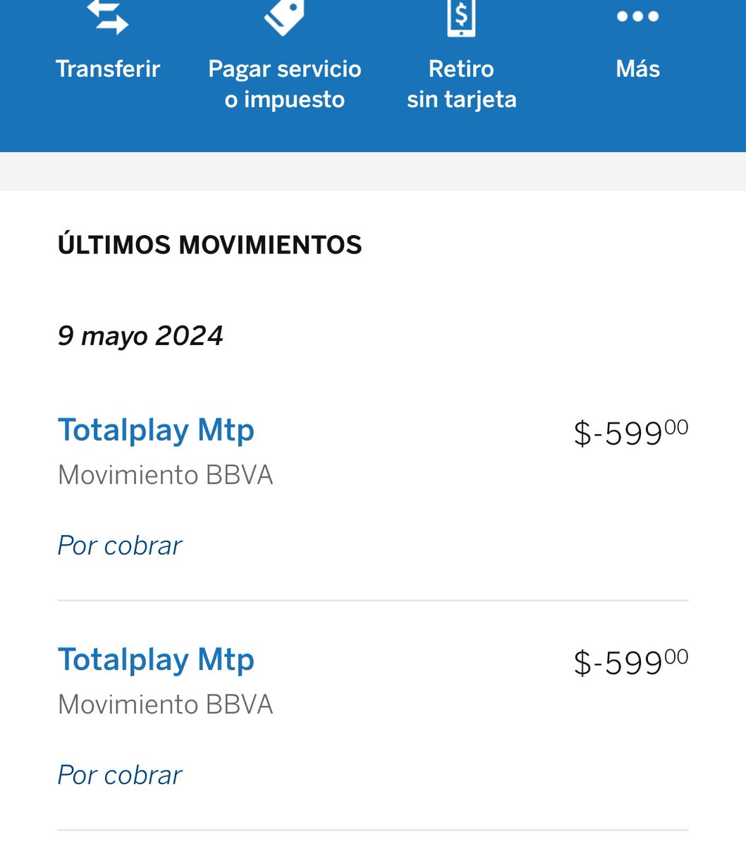 tabathasamanth2's tweet photo. @totalplaymx hola, me hicieron doble cobro en mi cuenta, quiero saber por favor como reembolsarán ese monto, gracias https://t.co/0FjtoM4Gfp