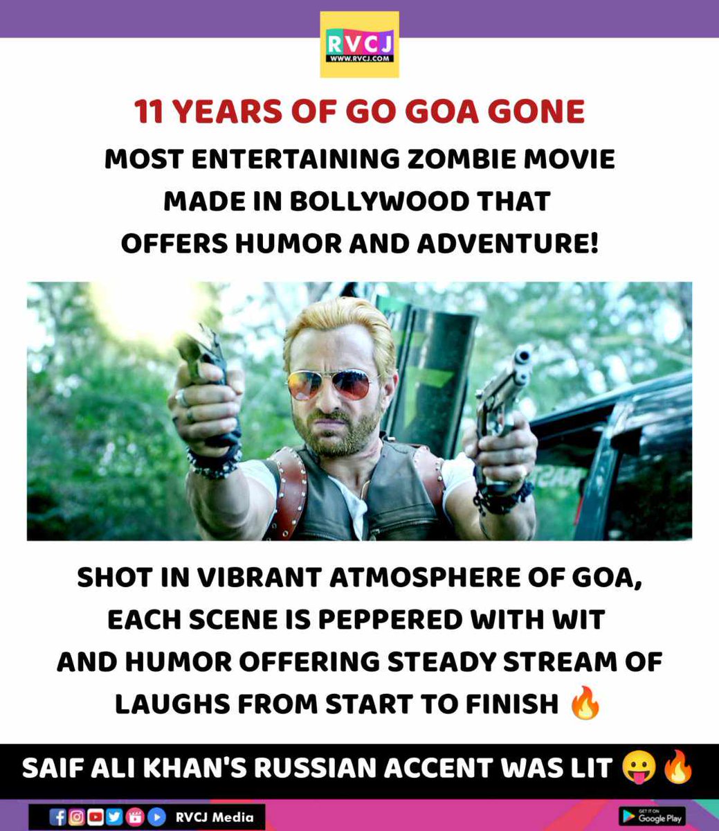 11 years of Go Goa Gone #gogoagone #saifalikhan #kunalkhemu #virdas #rajanddk @kunalkemmu @thevirdas