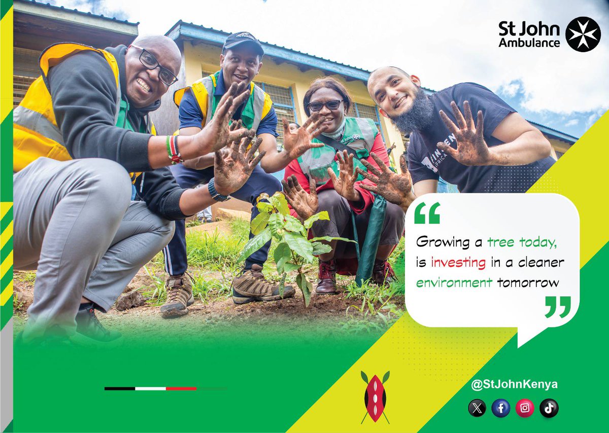 Plant and Grow a tree today. A cleaner environment starts with that tree alive. #NationalTreePlantingDay #TreePlantingKe