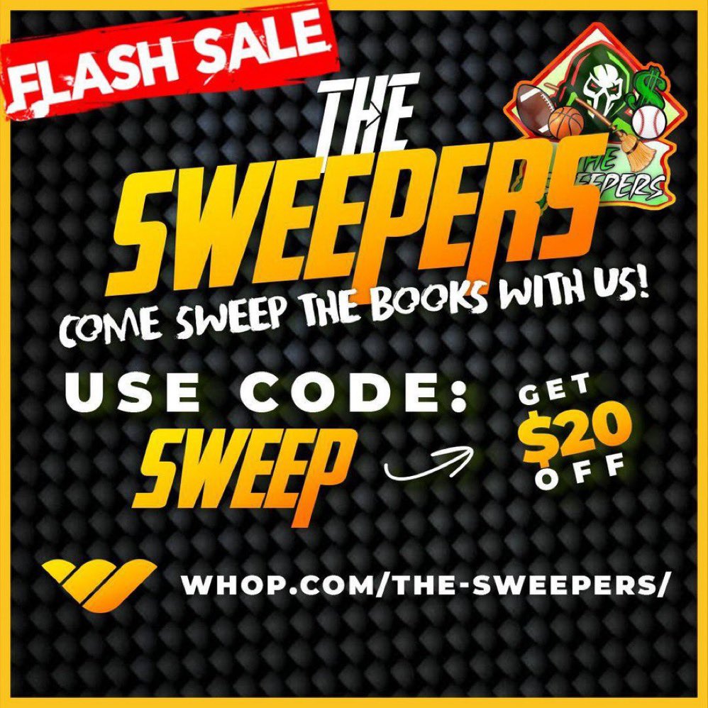 🚨FLASHSALE🚨 #GamblingX 

PLAYOFF BASKETBALL IS HEATING UP 🔥🏀

USE CODE “SWEEP” On Our Monthly Plan For $20 Off EVERY MONTH🤑
Whop.com/the-sweepers