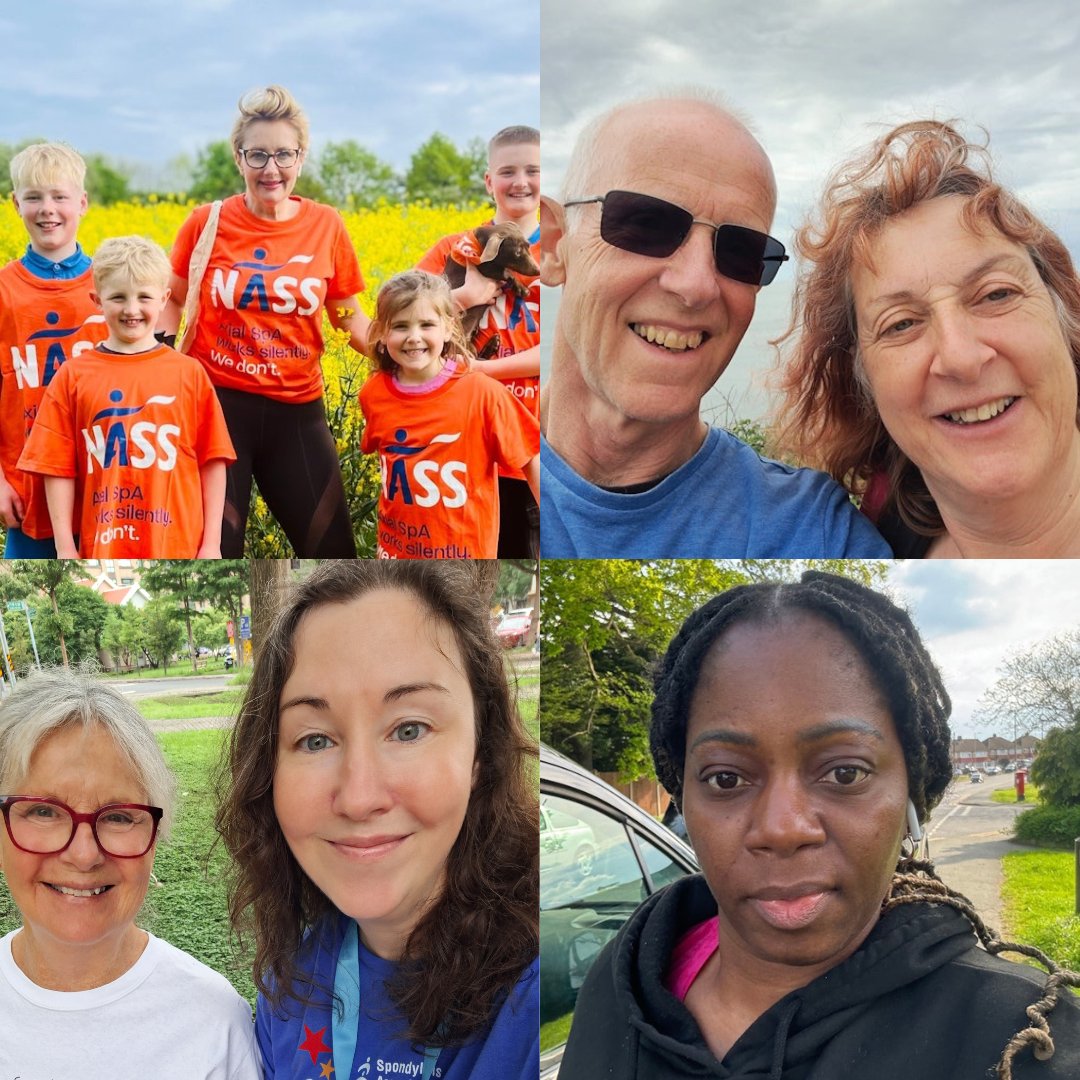 #FeelGoodFriday as our #WYASO walkers complete the 1st week of the challenge! We are incredibly grateful and proud of them for raising over £1,600 so far. Make sure to keep cheering them on, and support them by donating to their fundraising pages: nass-walk-your-as-off.raiselysite.com/leaderboards #NASS