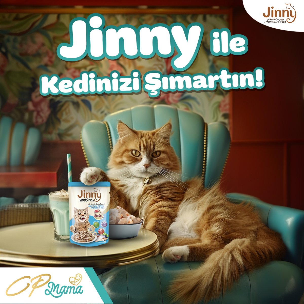 Bugünü keyif günü ilan edin, kedinizi Jinny yaş mamalarıyla şımartın! Lezzet dolu deneyimi kaçırmayın! 😎🤩

#cpmama #lovecpmama #evcilhayvan #pet #kedimaması #köpekmaması #kedi #köpek