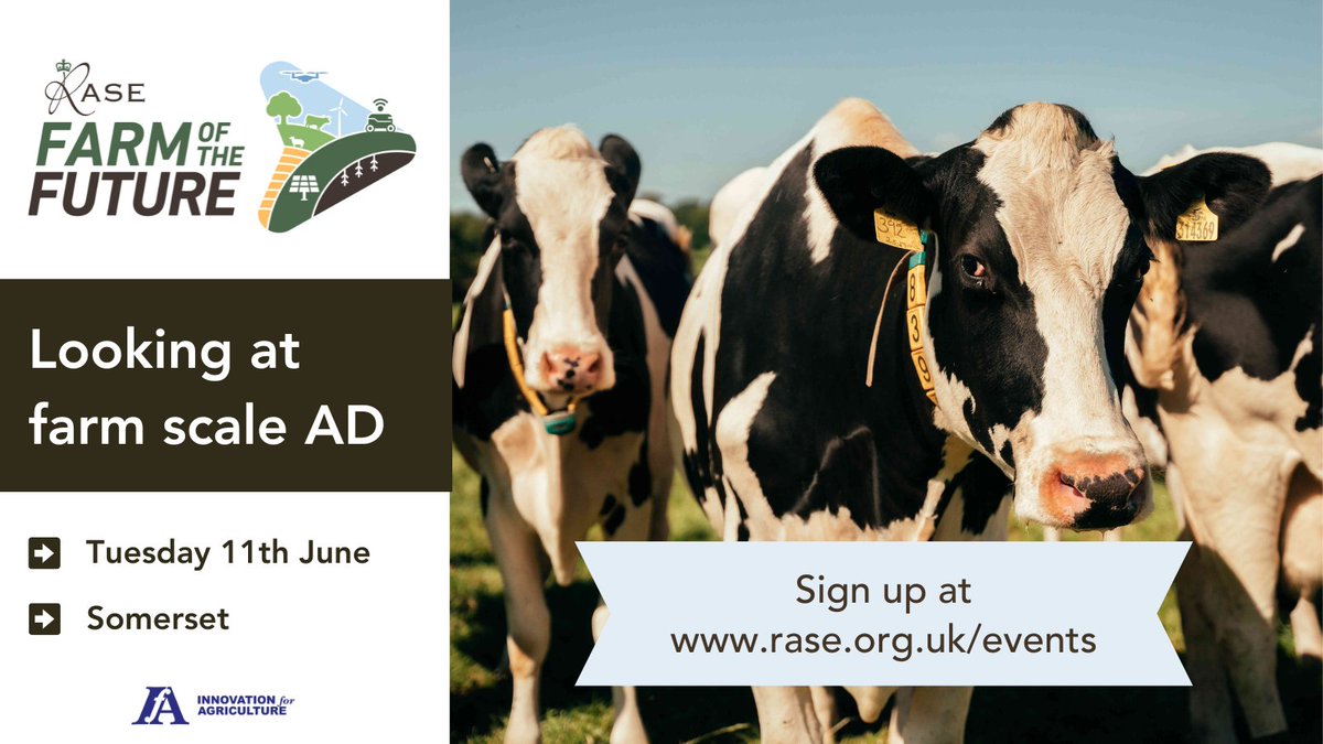 Are you considering how #AnaerobicDigestion might be integrated into your farm business?

Come to this #FarmOfTheFuture event to visit @WykeFarms for a tour of the AD facility on site and to hear about its development and how it supports farm business resilience.

Register via