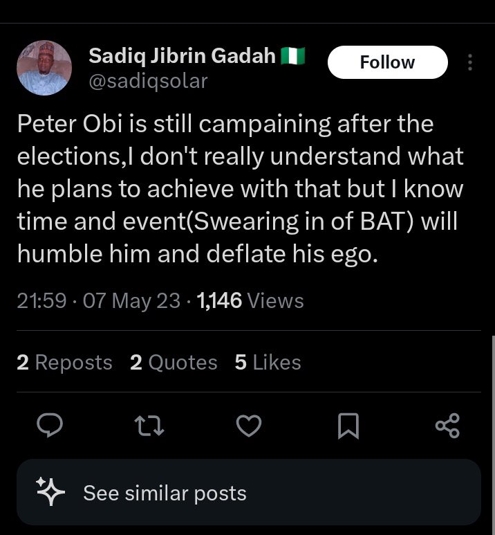 Tinubu Supporter k*lls friend with a pestle because of money.