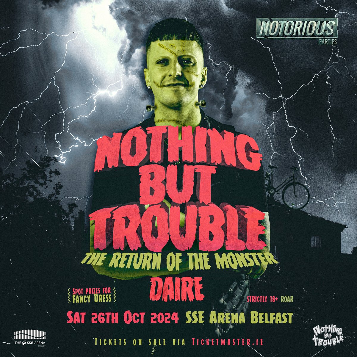 𝗢𝗡 𝗦𝗔𝗟𝗘 𝗡𝗢𝗪: Tickets for DAIRE's 'Nothing But Trouble With Daire' show at @SSEBelfastArena on 26 October 2024 are available now. 🎟️ > bit.ly/3UQEEHY