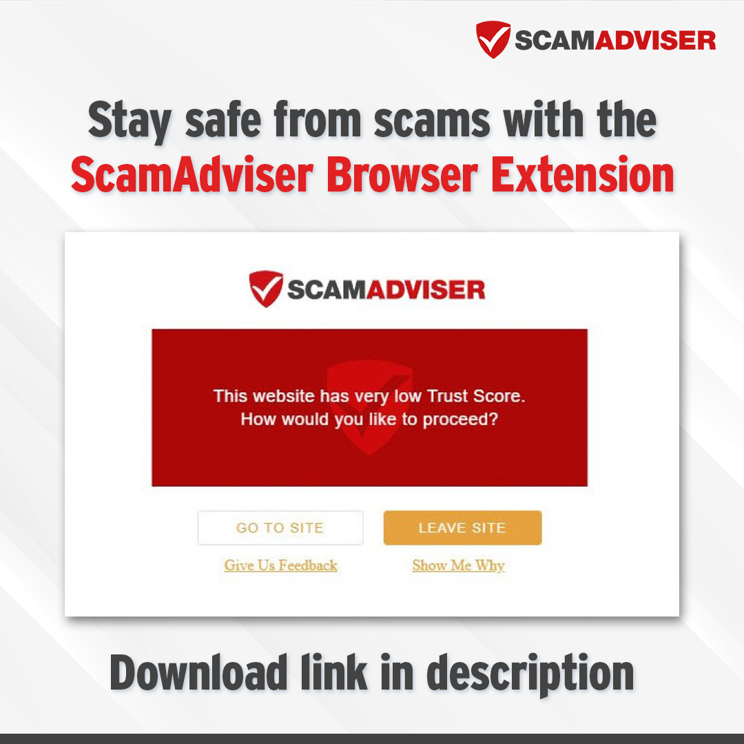 You can now install the ScamAdviser browser extension to check if a website is legit in real time. Our browser extension brings ScamAdviser.com to you. Download here: bit.ly/ScamAdviserExt…