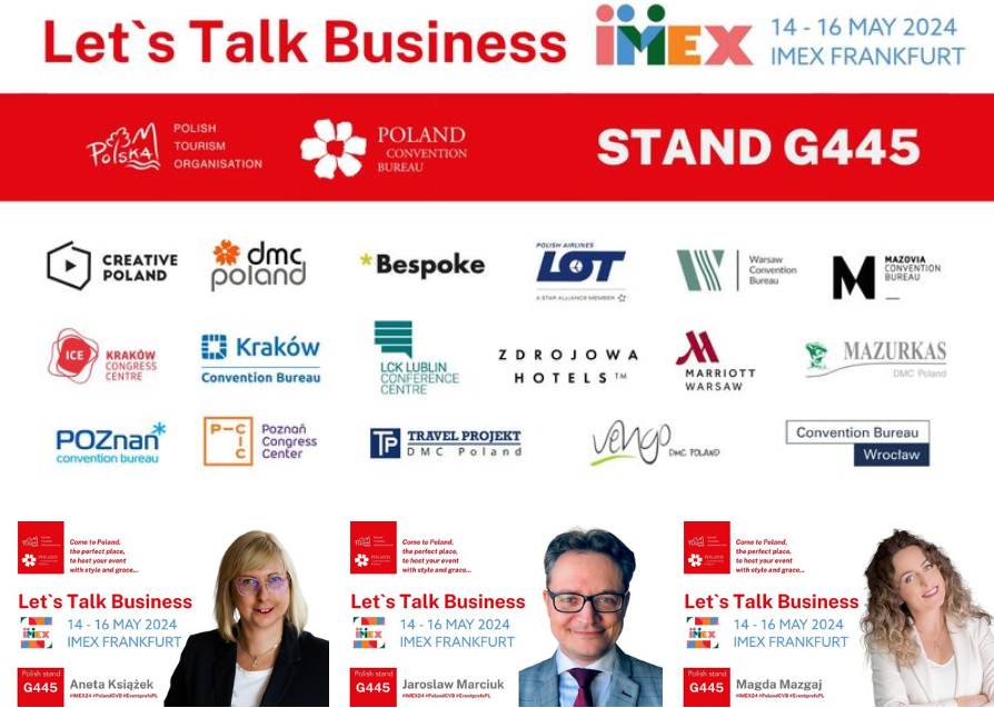 Make sure you seize the chance to schedule meetings with 17 Polish MICE partners at IMEX Frankfurt! Secure your appointments here: imex-frankfurt.com/newfront/exhib…. #IMEX24 #IMEXcited #EventprofsPL #PolandCVB #IMEXfrankfurt