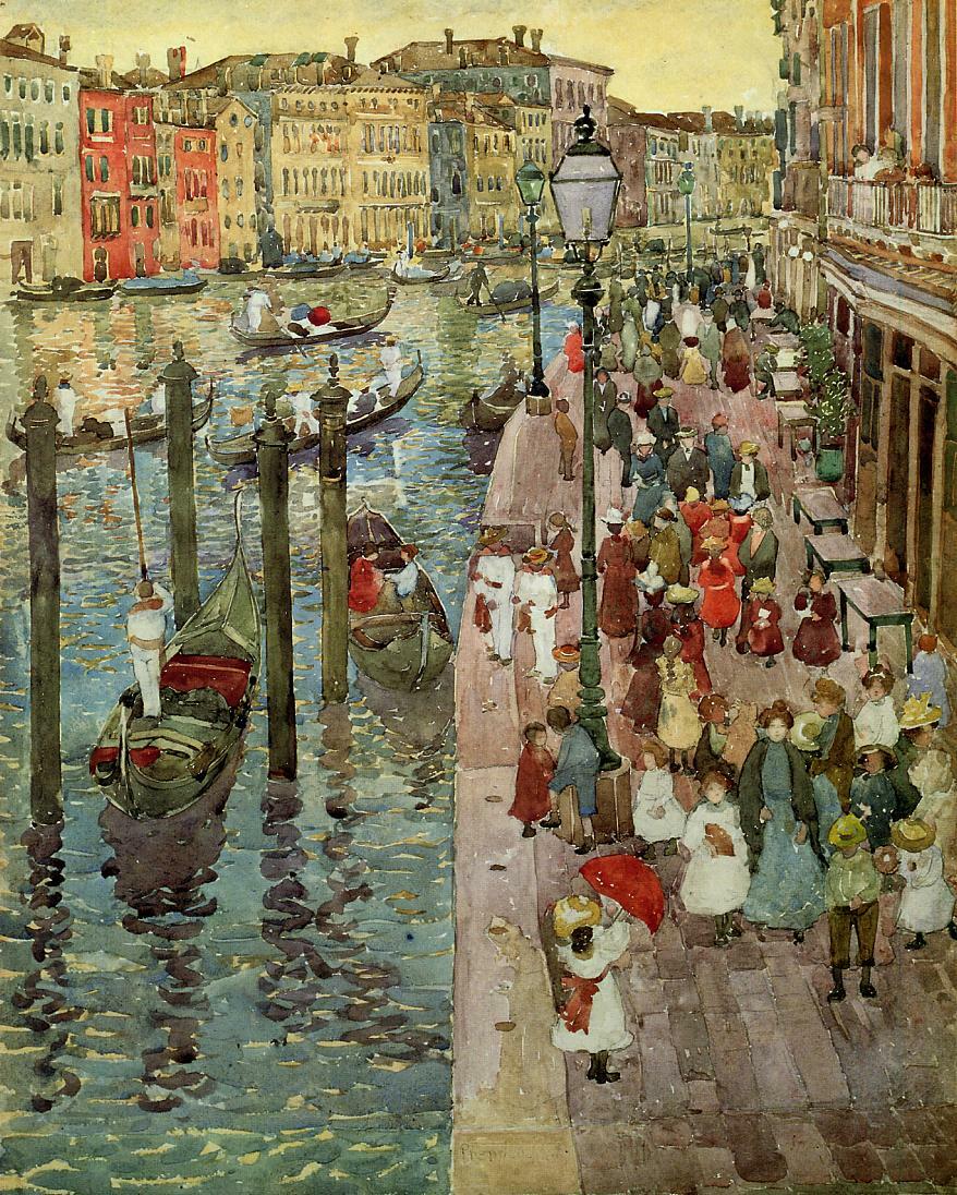 Maurice Prendergast, The Grand Canal, Venice
