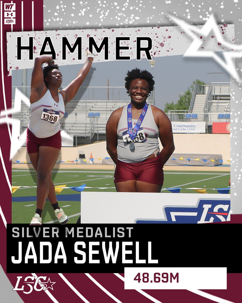 𝐉𝐚𝐝𝐚 𝐒𝐞𝐰𝐞𝐥𝐥 brought the heat in the hammer to claim 🥈!!

Hammer- 48.69m

#BuffNation #lscotf #Championship