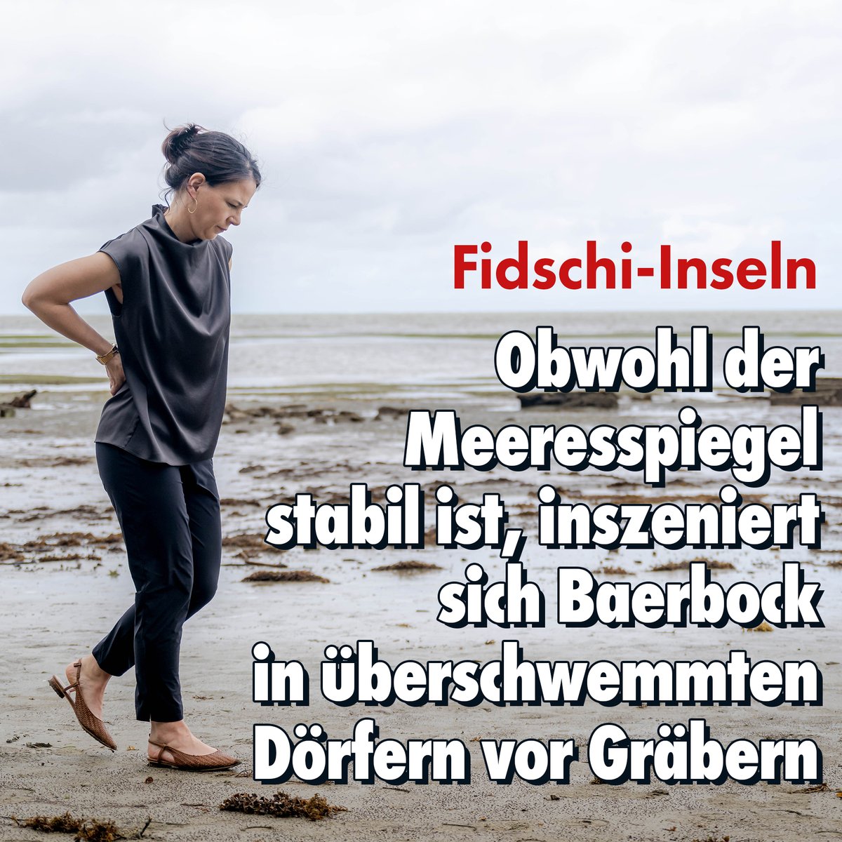 Außenministerin Annalena Baerbock war auf Südsee-Reise und brachte eindrückliche Fotos mit nachhause. Barfuß stand sie im Sand. Neben ihr Gräber unter Wasser. Die Bewohner der Fidschi-Inseln würden die Klimakrise „direkt vor ihrer Haustür“ spüren. Eine neue Klima-Hilfe ist auch…