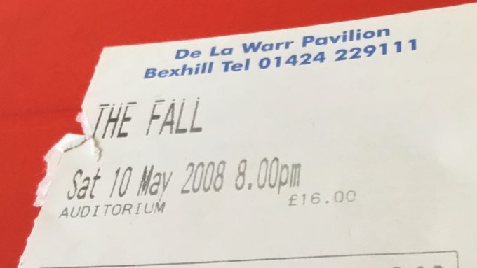 16 years ago today brilliant Fall gig in Bexhill @dlwp #fallfriday #TimeFlies