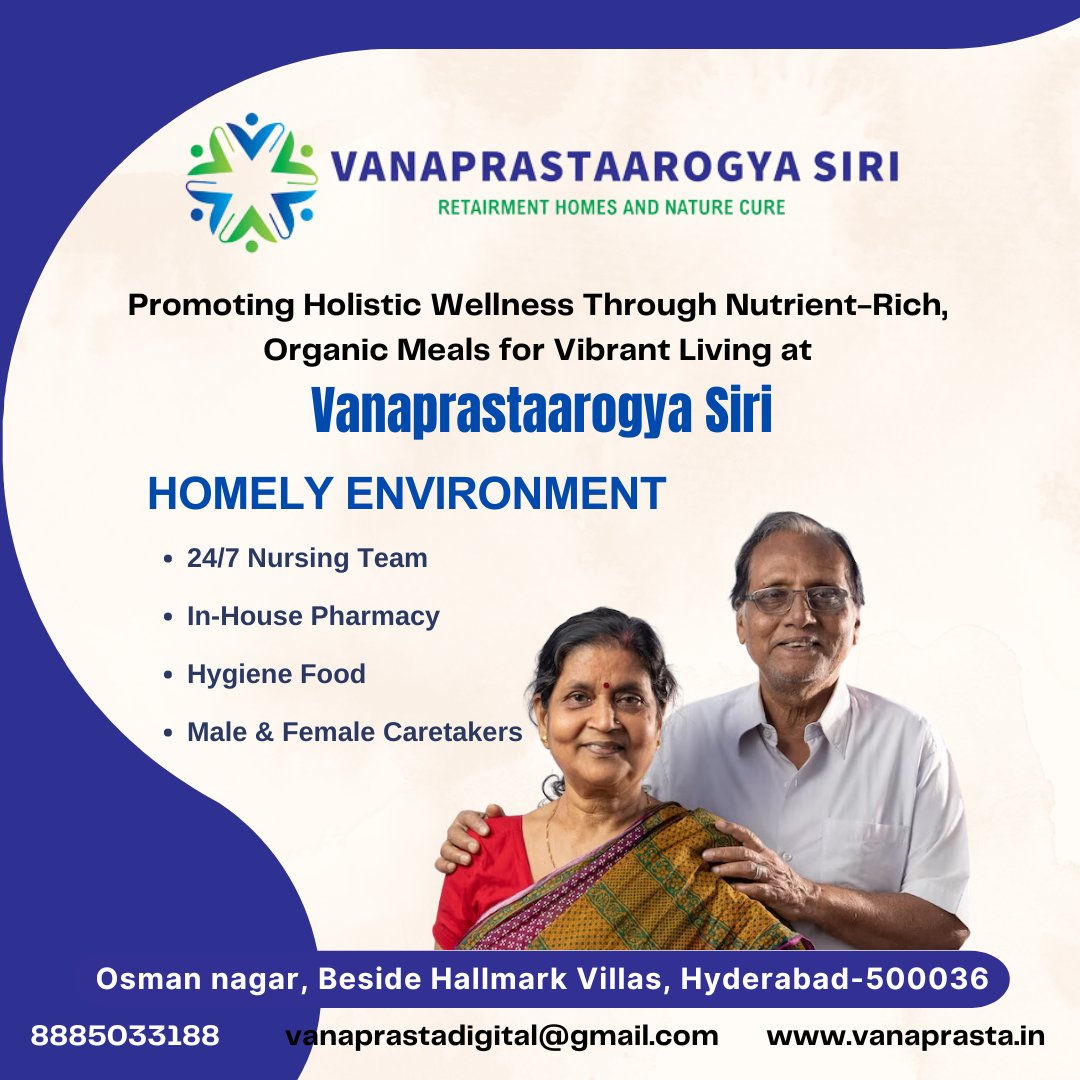Welcome to Vanaprastaarogya Siri, where tranquility meets care, and every resident is cherished like family. Our serene old age home offers a peaceful retreat away from the hustle and bustle of city life.
#VanaprastaarogyaSiri #ElderlyCare #PeacefulRetreat #bestorganicmealsnearme