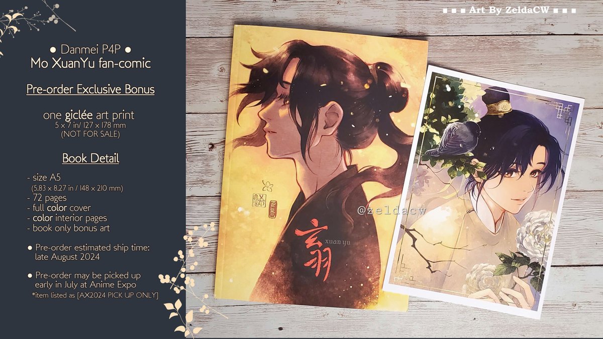 📢[P4P] Mo XuanYu fan-comic 
...coming SOON to my ko-fi shop
 _〆(´Д｀ )

Pre-order (limited quantities available) comes with a bonus giclee art print of young Mo Xuanyu in Lanling Jin robe.  

*more info in reply.