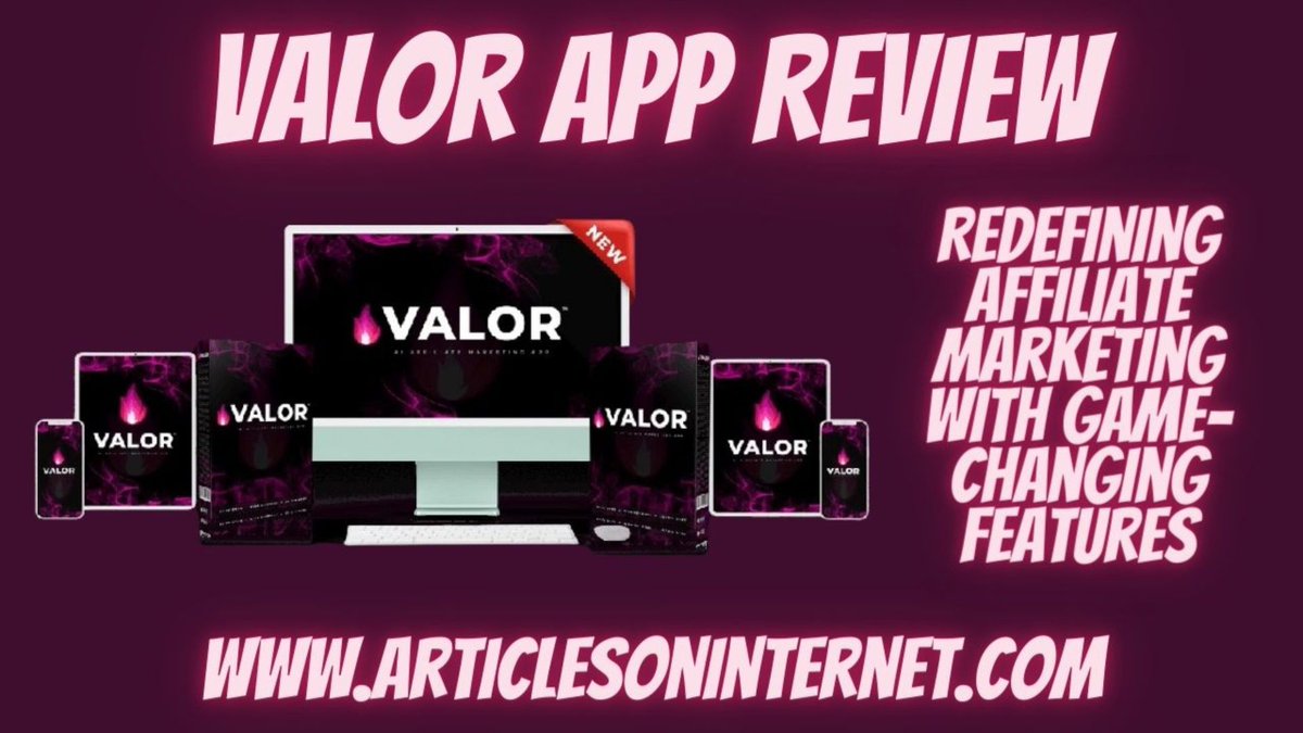 Valor App Review ---> articlesoninternet.com/valor-app-revi…

#Valor #ValorApp #ValorAppReview #HonestReviews #Affiliate #AffiliateMarketing #ClickBank #AI #ArtificialIntelligence #Software #AIApps #ReviewsKingRajivKochhar