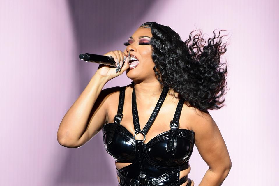 Megan Thee Stallion is setting the stage for her snake-themed third album with her latest single 'Boa.' go.forbes.com/c/du57