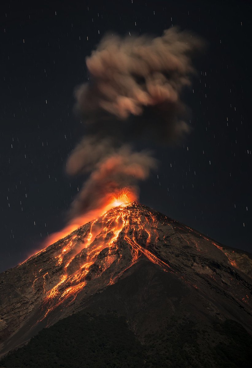 Buenas noches 🌋
Volcán de Fuego
#Guatemala