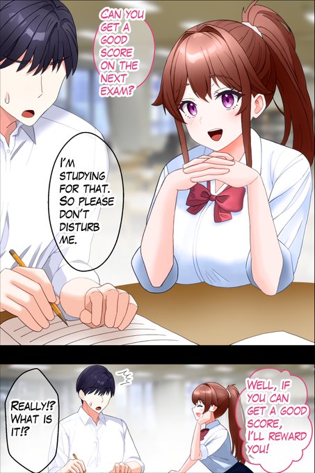 She wants to reward me. 